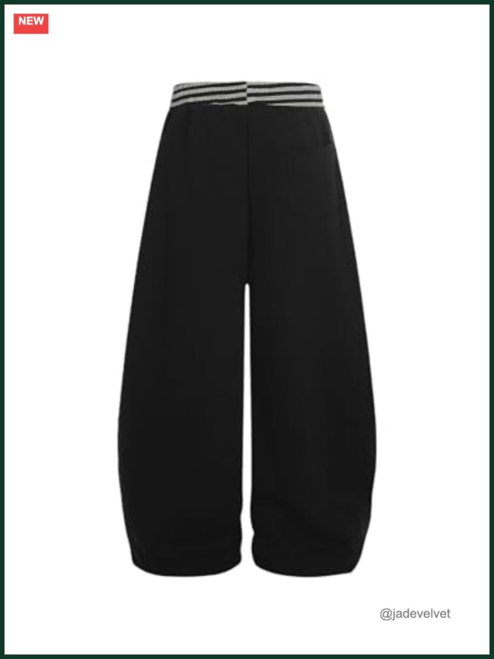 Stripe Layered Baggy Barrel Sweatpants Y2k Casual Wide Leg Lounge Unisex View 3